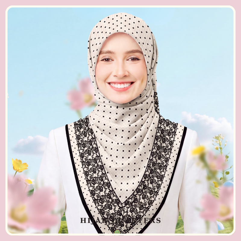Fomo Collection (Lacey Polka Black White)